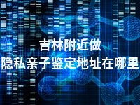 吉林附近做隐私亲子鉴定地址在哪里