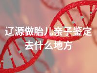 辽源做胎儿亲子鉴定去什么地方