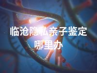 临沧隐私亲子鉴定哪里办
