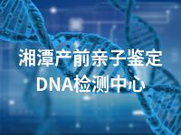 湘潭产前亲子鉴定DNA检测中心