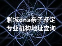 聊城dna亲子鉴定专业机构地址查询