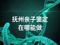 抚州亲子鉴定在哪能做