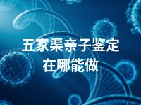 五家渠亲子鉴定在哪能做