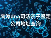鹰潭dna司法亲子鉴定公司地址查询