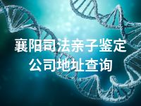 襄阳司法亲子鉴定公司地址查询