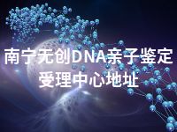 南宁无创DNA亲子鉴定受理中心地址