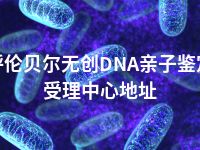 呼伦贝尔无创DNA亲子鉴定受理中心地址