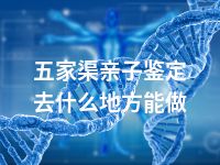 五家渠亲子鉴定去什么地方能做