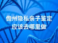 儋州隐私亲子鉴定应该去哪里做