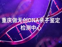 重庆做无创DNA亲子鉴定检测中心