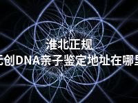 淮北正规无创DNA亲子鉴定地址在哪里