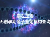 崇左正规无创孕期亲子鉴定机构查询