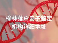 榆林落户亲子鉴定机构详细地址