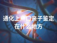 通化上户口亲子鉴定在什么地方