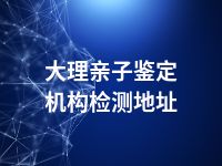 大理亲子鉴定机构检测地址