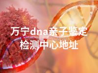 万宁dna亲子鉴定检测中心地址