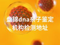 盘锦dna亲子鉴定机构检测地址