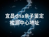 宜昌dna亲子鉴定检测中心地址