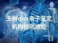 玉树dna亲子鉴定机构检测地址