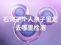 石河子个人亲子鉴定去哪里检测