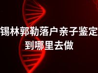 锡林郭勒落户亲子鉴定到哪里去做