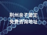 荆州亲子鉴定免费咨询地址