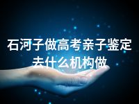 石河子做高考亲子鉴定去什么机构做