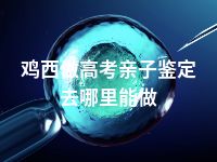 鸡西做高考亲子鉴定去哪里能做