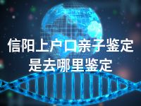 信阳上户口亲子鉴定是去哪里鉴定