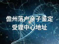 儋州落户亲子鉴定受理中心地址