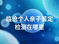临沧个人亲子鉴定检测在哪里