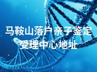 马鞍山落户亲子鉴定受理中心地址