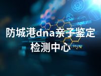 防城港dna亲子鉴定检测中心