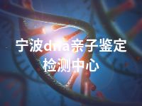 宁波dna亲子鉴定检测中心