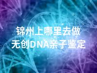 锦州上哪里去做无创DNA亲子鉴定
