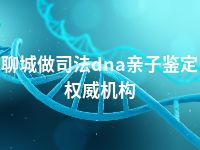 聊城做司法dna亲子鉴定权威机构