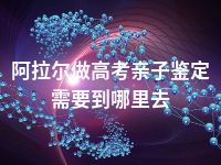 阿拉尔做高考亲子鉴定需要到哪里去