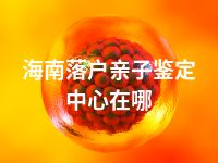 海南落户亲子鉴定中心在哪