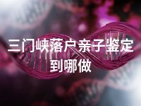 三门峡落户亲子鉴定到哪做