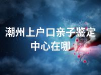潮州上户口亲子鉴定中心在哪