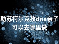 克孜勒苏柯尔克孜dna亲子鉴定可以去哪里做