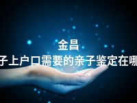 金昌孩子上户口需要的亲子鉴定在哪做